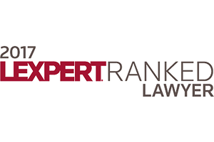 2017 Lexpert Ranked Lawyer